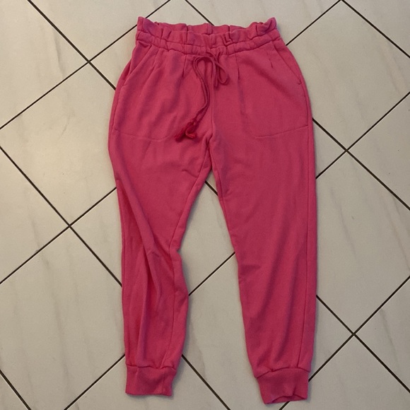 SOMETHING NAVY by Arielle Charnas Pink drawstring joggers - brand new Sz. LARGE - Picture 10 of 12